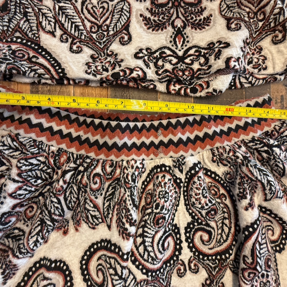 Free People White, Black, and Brown Boho Sweater Skirt and Dress Set - Picture 4 of 12
